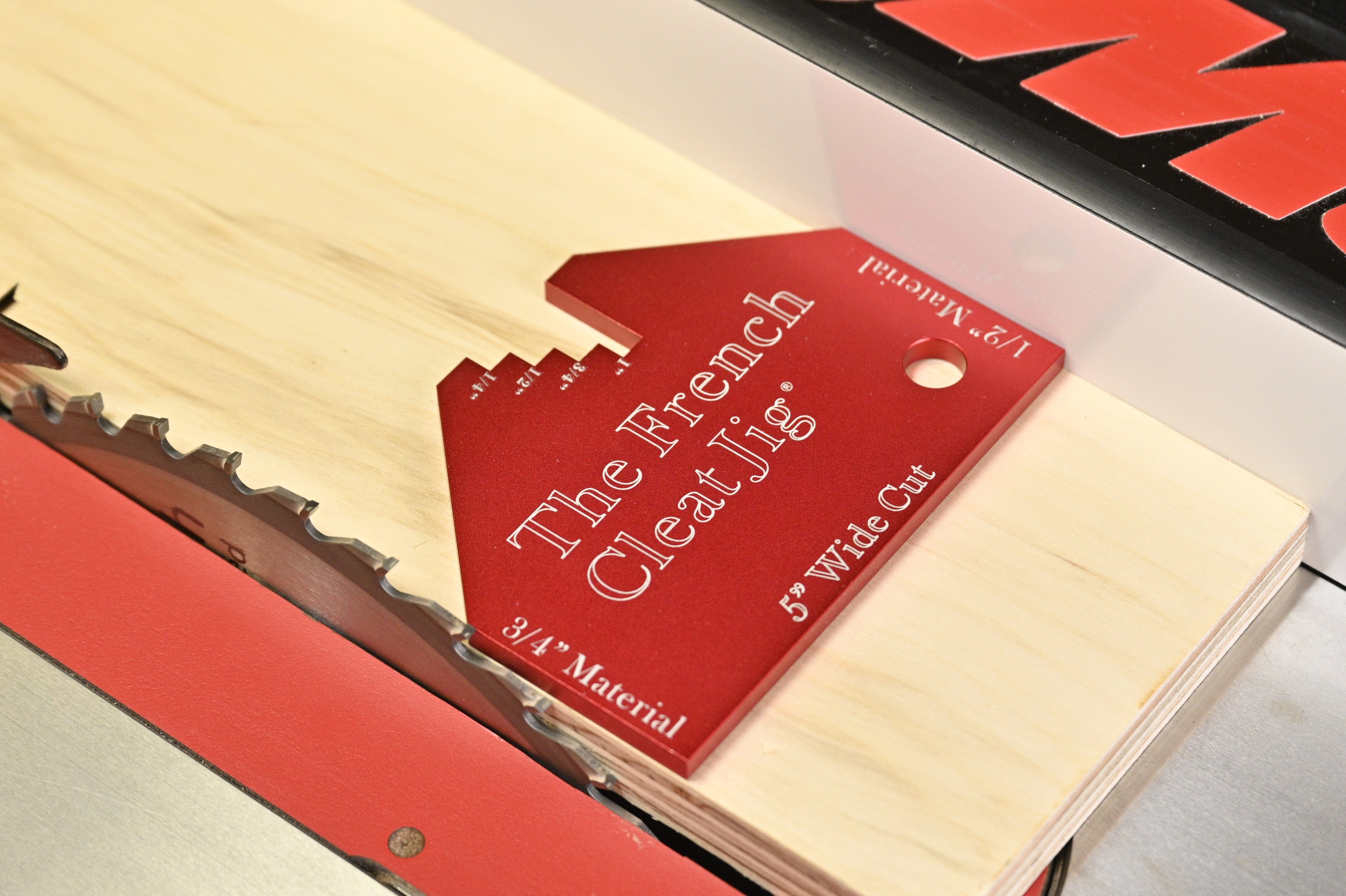 French Cleat Jig - Tutorial Wide Cut Image
