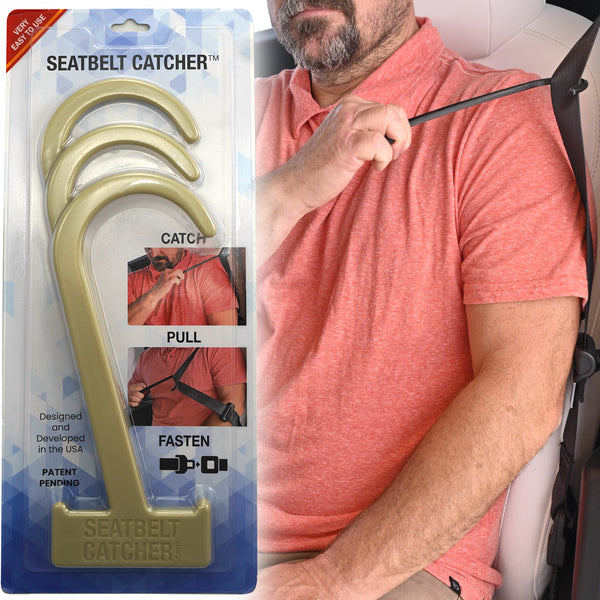 Khaki Seatbelt Catcher Packaging |Khaki