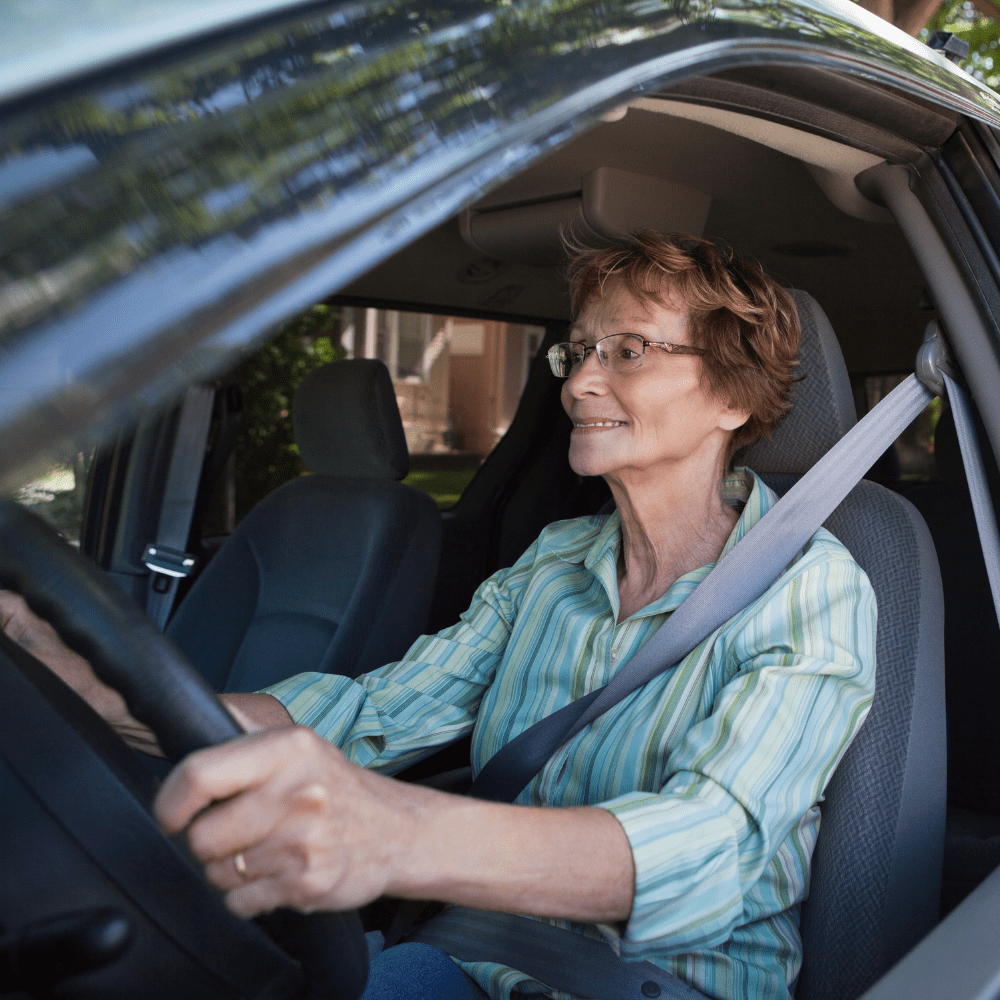 Seatbelt Catcher Elderly Lady