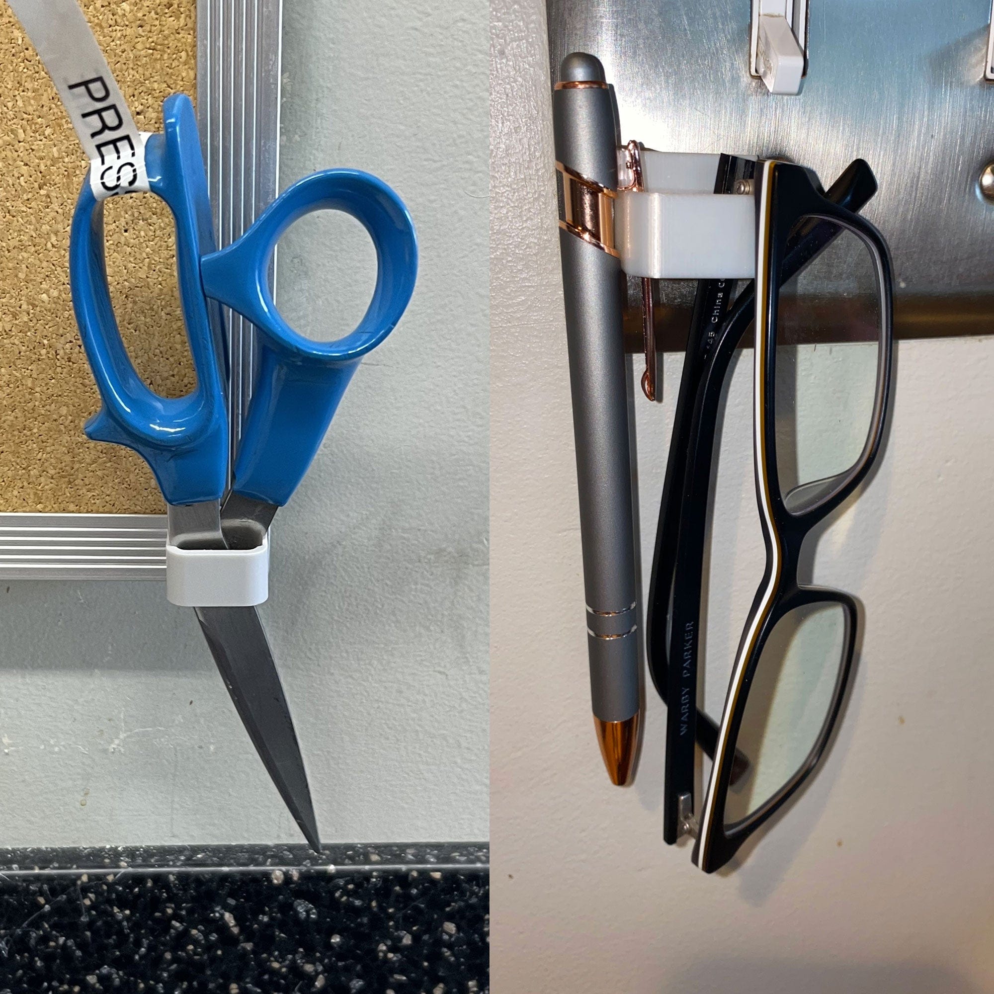 holding pens and scissors