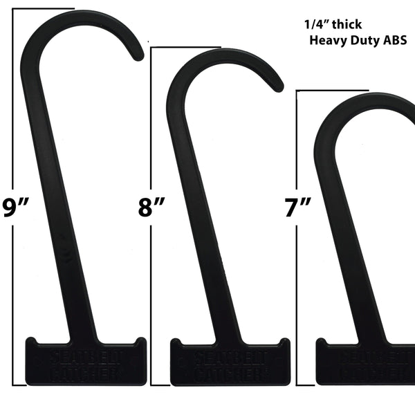Black Seatbelt Catcher Dimensions|Black