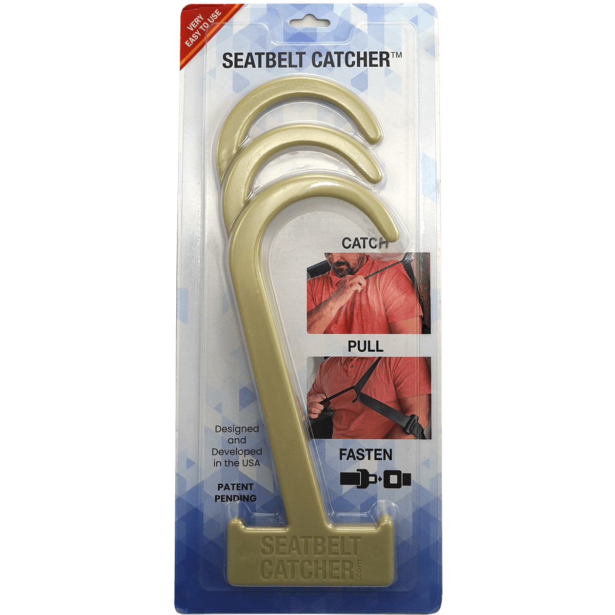Khaki seat belt catcher|Khaki